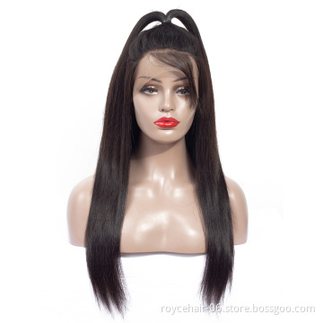 Factory Directly Sale Unprocessed Virgin Cuticle Aligned Brazilian Full Lace wig for Black Women